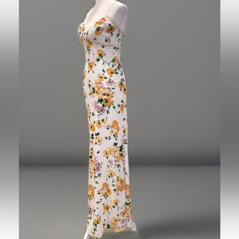 Princess Polly Floral Maxi Dress in Yellow and Pink - Picture 3 of 10